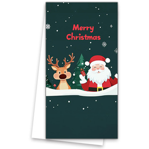 Christmas Gift <b>Towels</b> <b>Microfiber</b> 40x60cm Customizable Pattern Quick-Dry Rectangle <b>Bath</b> <b>Towel</b> - Product Image 3