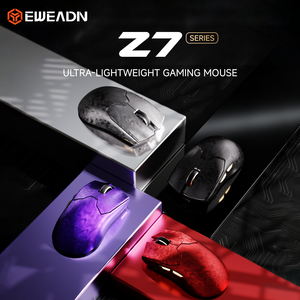 Mouse EWEADN Z7 com Taxa de Polling de 8k, Fibra de Carbono Composta, Ergonômico, 42.000 DPI, Sem Fio, Leve, Branco, para Jogos de Computador - Product Image 2