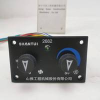 Shantui Bulldozer Cab interrupteur de climatisation panneau de commande 13Y-58D-15000 interrupteur de chauffage