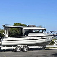 Gospel Boat 7.5m 25ft Easy Craft Alüminyum Spor Yat Dıştan Takma Motorlu Balıkçı Teknesi Yeni Tasarım Avustralya Çok Satan