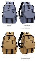 Sac à dos d'ordinateur portable pour homme, idéal pour le sport, les voyages, le bureau, les loisirs, imperméable, fabriqué en usine