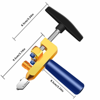 Cortador de Azulejos y Vidrio Integrado Sunsbuild con Rueda de Cerámica, Ángulo de Corte de 45° para Uso Industrial y Bricolaje