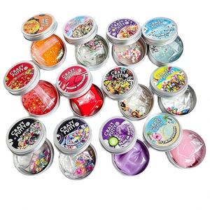 Pâte à modeler transparente en gros, 12 couleurs, sûre, lisse et extensible, idéale pour les cadeaux de fin d'année préscolaires - Product Image 3