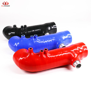 Tuyau d'admission turbo en silicone pour Subaru <span class=keywords><strong>Perrin</strong></span> 2.4 pouces 04-17 STi /02-07 WRX Forester XT - Product Image 3