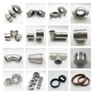 Nam nữ mạ kẽm gang phụ kiện GL phụ kiện BSP bspt NPT khuỷu tay 50mm thép không gỉ chéo kẽm mạ thấp - Product Image 4