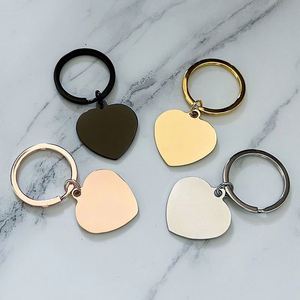 Wholesale Blank <b>Key</b> Chain Mirror Polishing Stainless Steel Heart Keychain Blank Custom Engrave Logo Metal Heart Charm <b>Key</b> <b>Rings</b> - Product Image 6