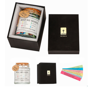Cajas de Regalo Islámicas Novedosas Más Vendidas en Alemania, Corán Inspirador, Lee Esto Cuando, Versículos Bíblicos y Hadices, Frascos de Vidrio - Product Image 3