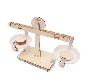 Balance à levier en bois à faire soi-même, balance de pesage, jouet éducatif d'équilibre pour l'enseignement des sciences et des mathématiques pour <span class=keywords><strong>les</strong></span> élèves et <span class=keywords><strong>les</strong></span> enfants - Product Image 5