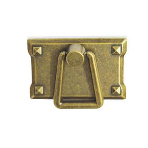 Tirador de Cajón Cuadrado Clásico de Aleación de Zinc Fundido a Presión, Personalizable, Estilo Europeo Bronce Antiguo, Duradero para Muebles - Product Image 4
