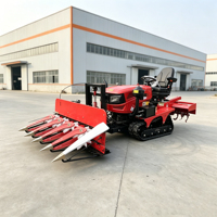 Traktor Crawler Pertanian Mesin Pengolah Tanah Diesel Mini 25HP 35HP Kustomisasi, Performa Tinggi 2WD/4WD
