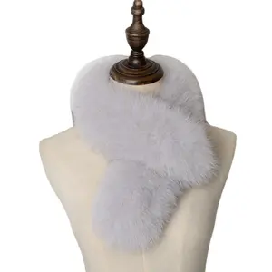 Manufacturers Wholesale All Kinds Of Fur Bibs For Women Real Fox Fur Warm Scarf