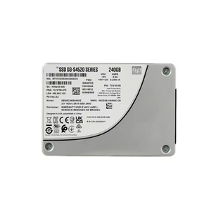 โซลิดสเตทไดรฟ์ D3-S4520 ซีรีส์ 480GB 2.5 นิ้ว 6Gb/s TLC รุ่นทั่วไป แพ็คเดี่ยว สำหรับเซิร์ฟเวอร์ศูนย์ข้อมูล ภายในเครื่อง SSD รุ่น SSDSC2KB480GZ01 คุณภาพสูง - Product Image 1