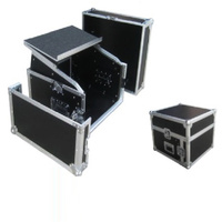 Système de son mélangeur rack flight case avec 2 stands taille 18U