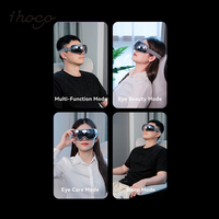 Masseur oculaire électrique à 16 points de contact, vibrations à très haute fréquence, micro-courant TENS, quatre modes, fonction de chaleur, massage profond des yeux