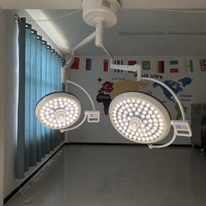 Y tế phẫu thuật đèn Pet bằng miệng Hệ thống treo di động LED đầu duy nhất đôi Head Hot Bán phẫu thuật shadowless đèn nhà sản xuất - Product Image 4