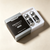 Autocollants personnalisés en vinyle imperméable pour petites bouteilles, finition brillante ou mate argentée, code-barres personnalisé, estampage à chaud argenté, artisanat, 3ml/10ml/30ml