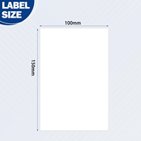 Recycelbare Thermoetiketten-Aufkleber 100*150, Thermopapieretiketten 10x15, Selbstklebende Thermopapier-Etiketten