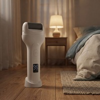 Kit de pédicure portable rechargeable à piles avec protection contre la pression, lime à pieds électrique étanche pour éliminer les callosités, idéal pour la voiture