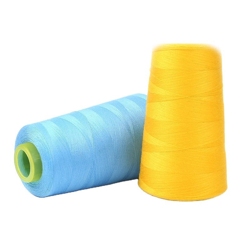 Factory Directly Sale Free Sample 40 2 5000Y Hilo De Poliester Coser 100% Spun Polyester Sewing Thread 5000yards for Hoodies