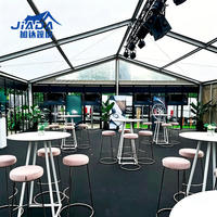 Jiada - Alliage d'aluminium de haute qualité, PVC, extérieur, toutes saisons, toit transparent modulaire simple, triangle, résistant à la neige, salons professionnels