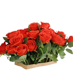 Ramo de Rosas Artificiales de 50 cm de Altura, Simulación de Plástico y Poliéster, Decoración para Bodas, Decoración del Hogar, Accesorio de Fotografía - Product Image 5