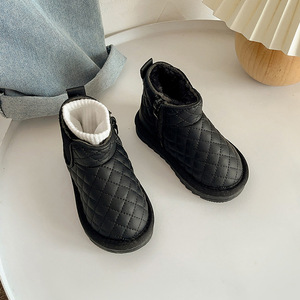 Vente en gros de chaussures pour enfants à la mode, chaussures d'hiver pour enfants, bottes de neige épaisses pour filles, bottes chaudes à la cheville - Product Image 2