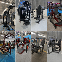Máquina de remo con soporte para el pecho y carga de placas para entrenamiento de fuerza de látigos y espalda superior en gimnasios comerciales y clubes de fitness
