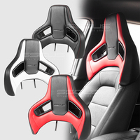 Appuie-tête de voiture sport Orifix de qualité supérieure, en cuir PU, mousse froide, structure légère, SSCUS, ajustement universel
