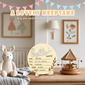 Tableau d'affichage 3D en bois pour la fête du sexe révéler la <span class=keywords><strong>grossesse</strong></span> garçon/fille tableau d'affichage pour la fête des mères Pâques Noël - Product Image 6