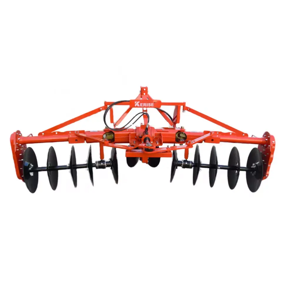 Agriculture equipment Wheel Cultivator 3 Point Hitch Plow 3 Disc Plough Harrows Mini Farming Tractor