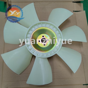 ใบพัดพัดลมระบายความร้อนเครื่องยนต์4BG1 7ใบมีด4รูสำหรับรถขุด <span class=keywords><strong>EX120</strong></span>-5ฮิตาชิ - Product Image 5