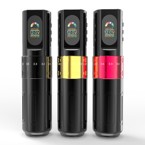 Máquina de Tatuar Inalámbrica de Acero Inoxidable de Alta Calidad, Pluma con Batería de Litio Compatible con Cartuchos, Equipo de Tatuaje de Bajo Ruido - Product Image 1