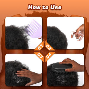 <span class=keywords><strong>Brosse</strong></span> à <span class=keywords><strong>cheveux</strong></span> <span class=keywords><strong>bouclés</strong></span> noirs <span class=keywords><strong>brosse</strong></span> torsadée en caoutchouc Durable lavable <span class=keywords><strong>brosse</strong></span> à friser magique outil de torsion de <span class=keywords><strong>cheveux</strong></span> de tresse - Product Image 4