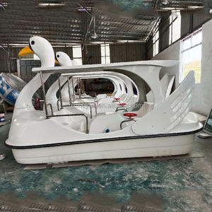 เรือถีบน้ำรูปหงส์ทำจากไฟเบอร์กลาส ของเล่นน้ำสำหรับเด็ก ลดราคาบน Wings Water Pedal Bike - Product Image 1