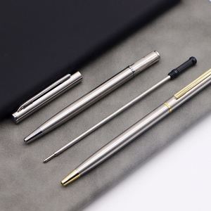 Stylo Bille Métallique Fin Personnalisable avec Logo pour Événements d'Entreprise – Vente en Gros 2025 – Offre Spéciale - Product Image 2