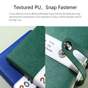 Promotional Gift Pu Leather Notebook Luxury Logo A5 Agenda 2026 Planners and <b>Journal</b> Notebooks Custom - Product Image 6