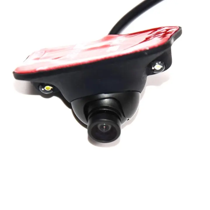 Câmera de visão lateral hd para carro, câmera com visão noturna hd, 2 ir, led, ponto cego, à prova d' água, visão frontal, câmera de backup