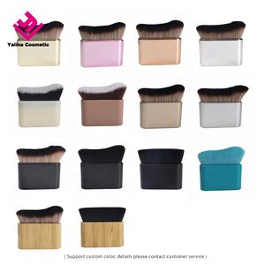 Logo personnalisé grande taille pinceau applicateur de bronzage Kabuki pour <span class=keywords><strong>le</strong></span> corps pinceau unique de maquillage pour <span class=keywords><strong>le</strong></span> fond de teint - Product Image 2