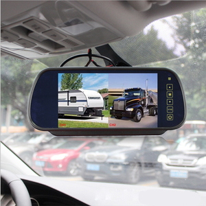 IPoster 7 "écran tactile 2 moniteur de rétroviseur de voiture divisé pour camion - Product Image 2