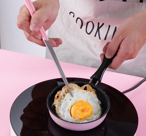 Vente chaude 12 cm Mini Poêle <span class=keywords><strong>En</strong></span> <span class=keywords><strong>Fonte</strong></span> Design Moderne Poêle À Frire Casserole Épaissie Sans Revêtement Poêle Antiadhésive Écologique - Product Image 3