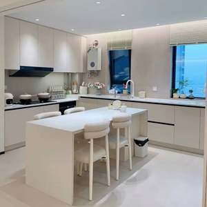 Gabinetes de Cocina Blancos Modernos de Madera, Precio de Fábrica, Gabinetes de Cocina de Buena Calidad, Juegos Completos de Gabinetes de MDF - Product Image 1