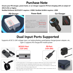 Chargeur de cordon d'alimentation 24V 3.75A nouvel adaptateur AC/DC pour <span class=keywords><strong>Resmed</strong></span> <span class=keywords><strong>S9</strong></span> Series <span class=keywords><strong>ResMed</strong></span> <span class=keywords><strong>S9</strong></span> Elite <span class=keywords><strong>S9</strong></span> AutoSet <span class=keywords><strong>S9</strong></span> VPAP ST CPAP Machine - Product Image 6