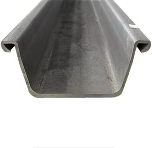 Lembaran baja tipe U dapat ditumpuk, lembar <span class=keywords><strong>Piling</strong></span> baja gulung panas untuk konstruksi - Product Image 1