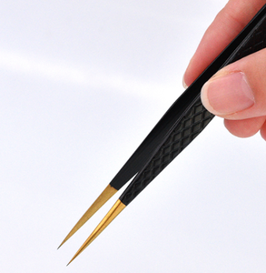 Lashplus המאוורר מושלם קל משקל השטחי קצה קצה זווית היברידית מגה נפח פינצטה - Product Image 3