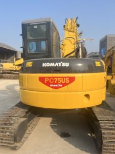 Segunda mano usado <span class=keywords><strong>Komatsu</strong></span> Pc75us Crawler Pc75 Us Digger en stock Pc75us excavadora para la venta - Product Image 3
