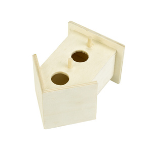 Nido di uccello fatto da te ornamenti in <span class=keywords><strong>legno</strong></span> nido di uccello in <span class=keywords><strong>legno</strong></span> solido uccello casa per la decorazione esterna - Product Image 3