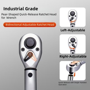 Bộ cờ lê mô-men xoắn có thể điều chỉnh độ chính xác cao 72 răng, lực xoắn 50-200Nm, kích thước 1/2 inch, dành cho xe đạp đua và xe máy. - Product Image 6