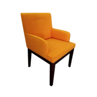 Fauteuil de salle à manger rembourré de style nordique moderne et coloré pour café, bistrot, bureau, réception, salon, cuisine, restaurant