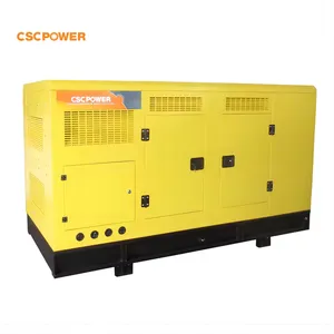 CSCPOWER 낮은 연료 소비 저소음 발전기 75kw 80kw 100kw 디젤 발전기 3 단계 6BT5.9-G2 엔진 가격