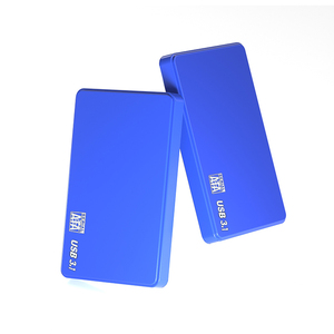 Boîtier de disque dur externe mobile 2,5 pouces USB 3.1 Type-C, lecteur SSD 4 To, en plastique bleu, moulage exclusif, fabriqué en Chine, en stock - Product Image 5